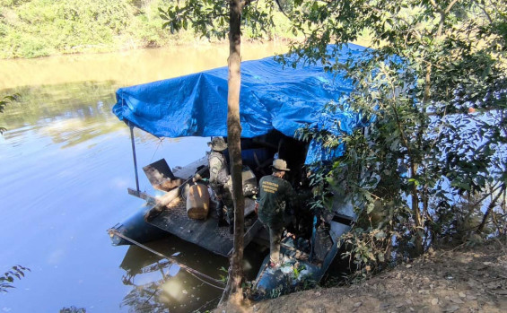 Naturatins e Polícia Militar Ambiental realizam operação de combate ao garimpo ilegal