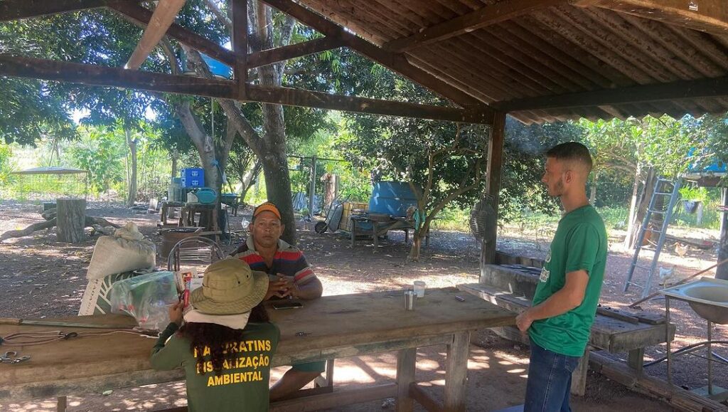 Programa Foco no Fogo, da Secretaria do Meio Ambiente e Recusos Hídricos (SEMARH) faz visitas na Zona Rural de Lagoa da Confusão