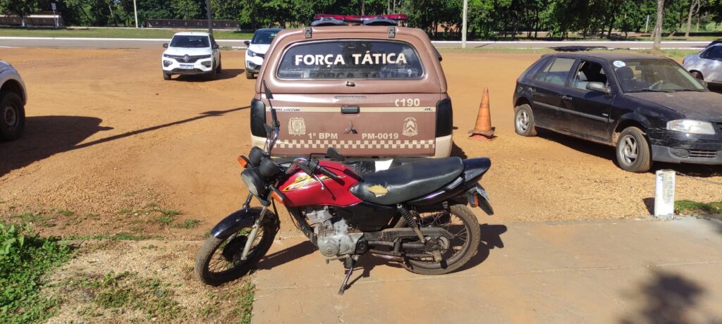 Polícia Militar recupera motocicleta com registro de furto e prende suspeito de receptação em Palmas