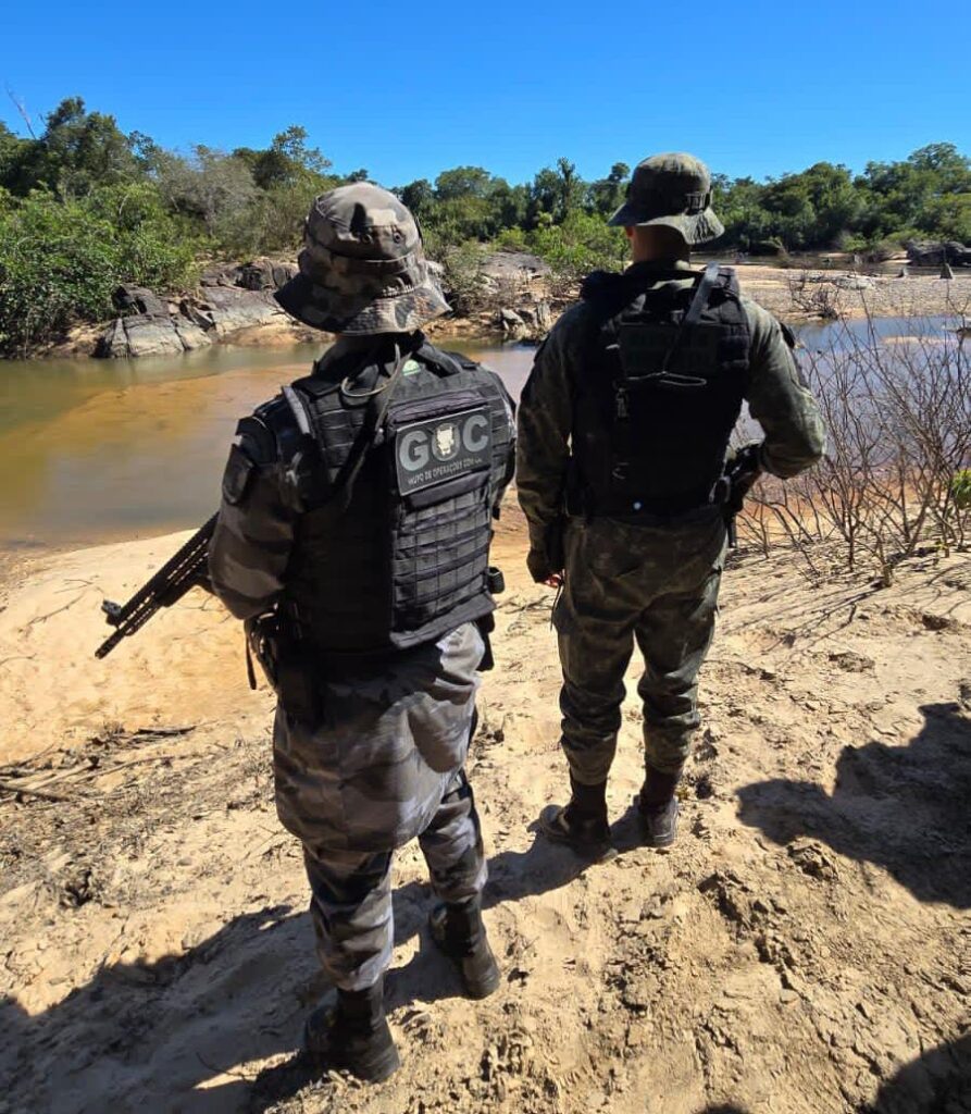 Polícia Militar desarticula garimpo ilegal no rio Manoel Alves em Natividade