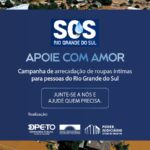 SOS Rio Grande do Sul: TJTO, DPE-TO e MPTO mobilizam doações de roupas íntimas. Participe!