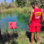 Homem é encontrado morto no fundo de lago com cerca de dois metros de profundidade
