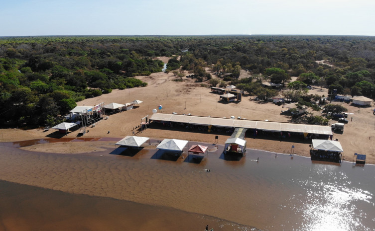 Governo do Tocantins garante segurança e conforto para turistas que visitam as praias de Lagoa da Confusão e Formoso do Araguaia