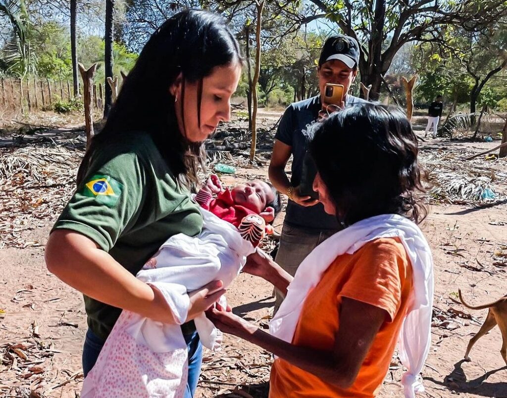 O Milagre da Vida: Bebê indígena encontrada após o parto e salva por agente de saúde na Aldeia Santa Isabel do Morro, em Lagoa da Confusão, tem uma nova esperança