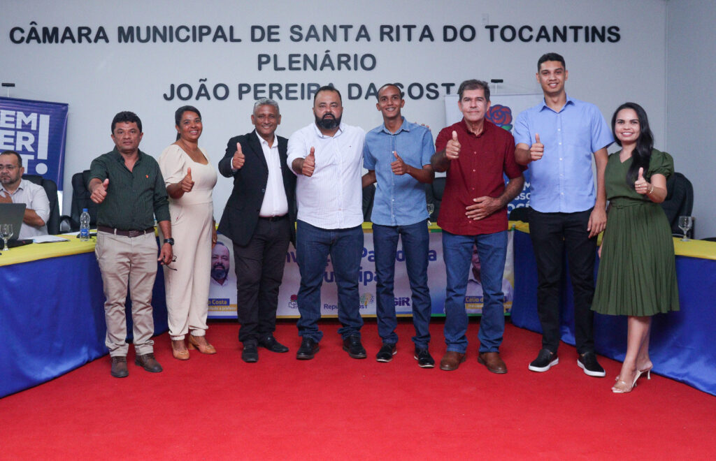 Convenção do PDT, Republicanos e Agir define Luciano Costa e Célio da Murici como pré-candidatos a Prefeito e Vice-Prefeito de Santa Rita do Tocantins