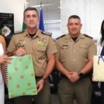 Campanha de enfrentamento à violência doméstica da PMTO é apresentada à Primeira-Dama, Karynne Sotero e à Secretária da Mulher, Berenice Barbosa