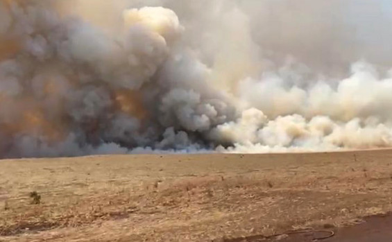 Corpo de Bombeiros combate Incêndio de Grandes Proporções em Buritirana, Distrito de Palmas