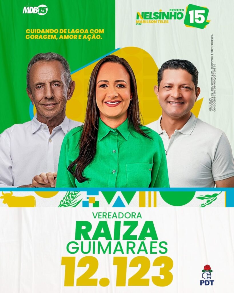 Raíza Guimarães tem candidatura a vereadora pelo PDT de Lagoa da Confusão deferida pela Justiça Eleitoral