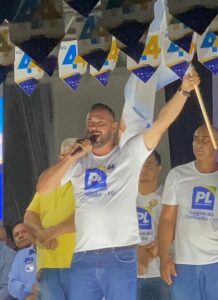 Léo Matos tem candidatura a vereador confirmada pelo PL, ao lado do prefeito Thiago Soares (UB) que irá à reeleição em Lagoa da Confusão