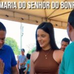 Prefeito Thiago Lagoense e primeira-dama Anna Flávia participam da Romaria do Senhor do Bonfim na Mata da Ilha do Formoso