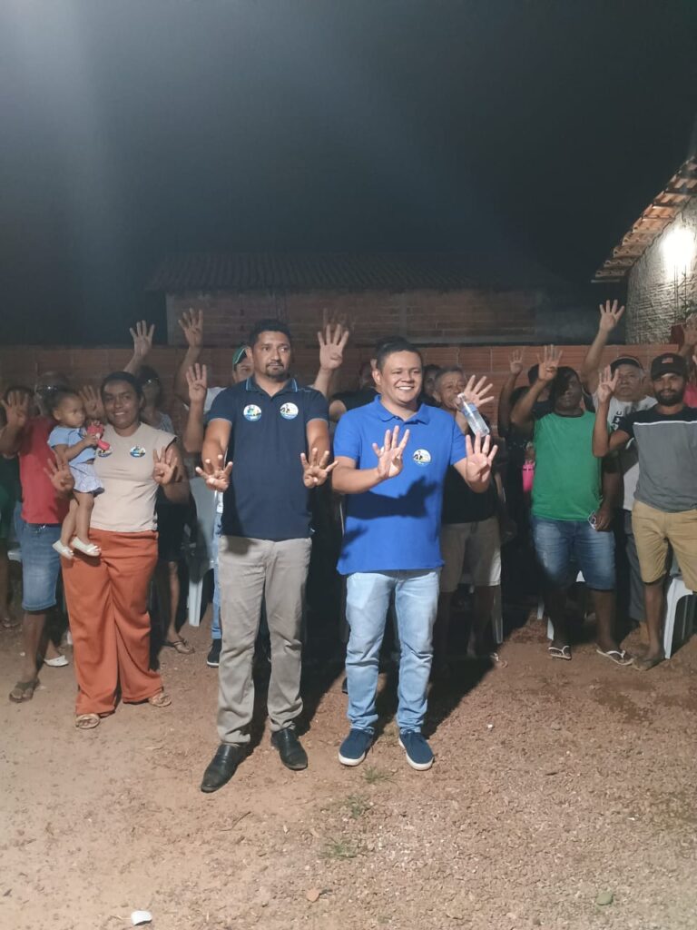 Prefeito Thiago Lagoense participa de reunião com candidato a vereador Silvino da Farmácia em Lagoa da Confusão