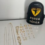 Homem suspeito de furtar joias avaliadas em R$ 70 mil é preso em ação conjunta da Polícia Militar e PRF em Gurupi