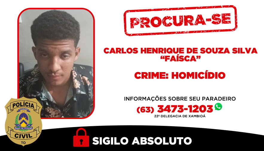 Polícia Civil procura suspeitos de envolvimento em homicídio em Xambioá