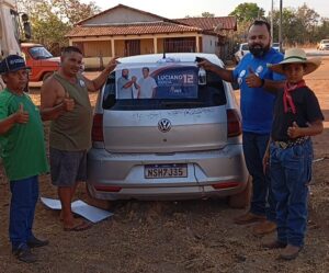 Luciano Costa e Célio da Murici realizam grande adesivaço no Assentamento São Judas em Santa Rita do Tocantins