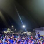 Coligação "Quem Faz Merece", do prefeito Thiago Lagoense e vice Salu realiza grande comício no Assentamento Loroty com a presença de multidão