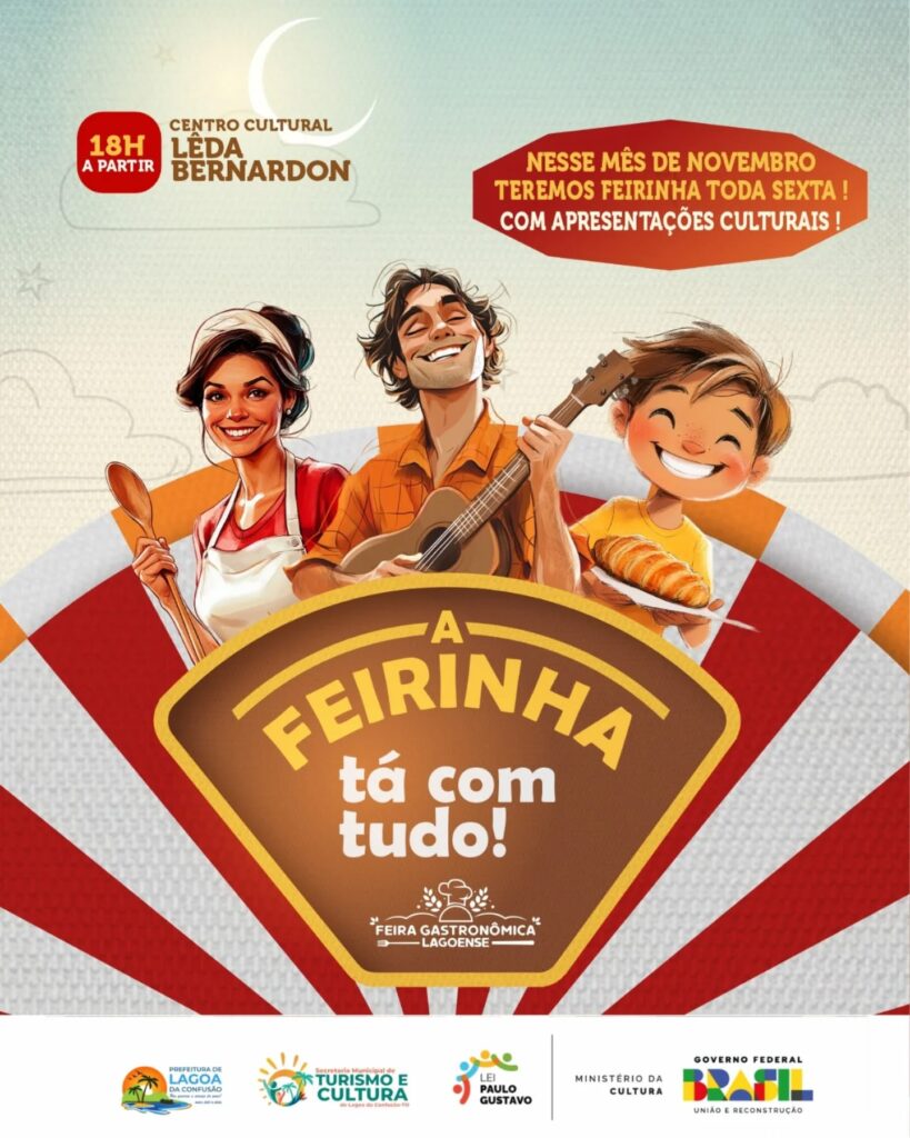 Feira Gastronômica Lagoense agita Novembro em Lagoa da Confusão