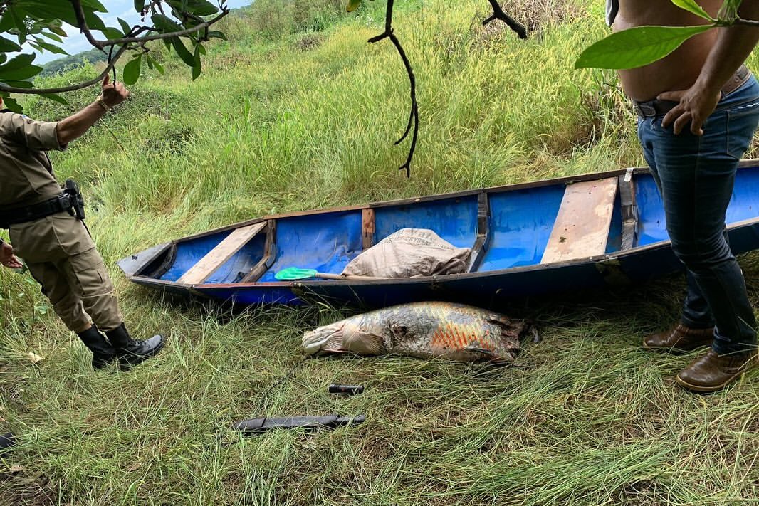 Polícia Militar do Tocantins prende dois homens por pesca predatória em Sandolândia