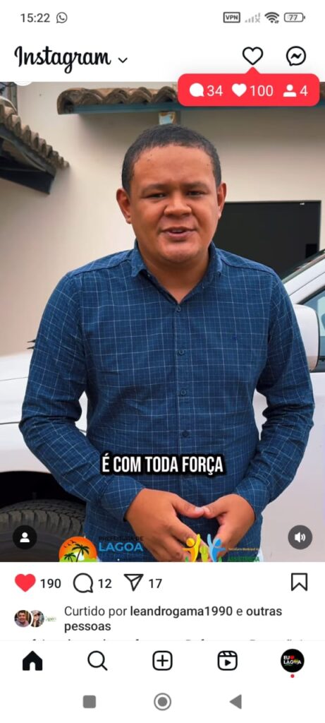 Prefeito Thiago Lagoense entrega nova caminhonete ao CREAs de Lagoa da Confusão para fortalecer a rede de proteção social