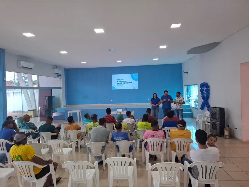 Saúde do homem e trabalhador: Ações do novembro azul são realizadas no Centro Cultural de Lagoa da Confusão