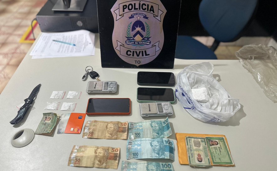 Polícia Civil do Tocantins deflagra operação e prende dois suspeitos por tráfico de drogas em Araguatins