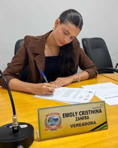 Vereadora Emoly Alemão (Republicanos) movimenta sessões da Câmara Municipal de Lagoa da Confusão com propostas relevantes