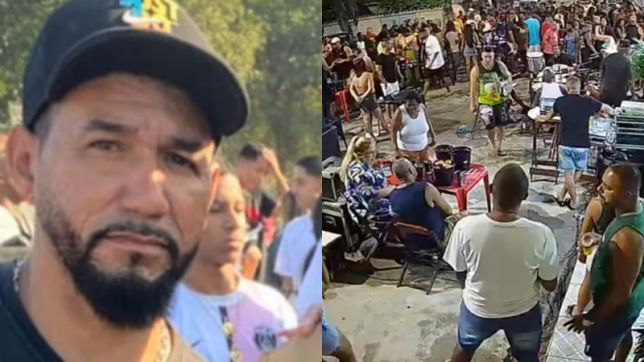 Vídeo registra momento em que homem é executado a tiros durante pagode após supostamente mexer com mulher casada; veja o vídeo 