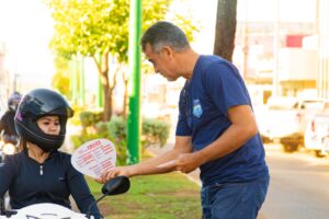 Prefeitura de Paraíso realiza blitz educativa em campanha de prevenção às drogas