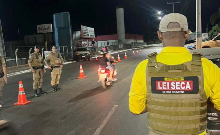 Governo do Tocantins divulga balanço da Operação Lei Seca durante feriado de Corpus Christi