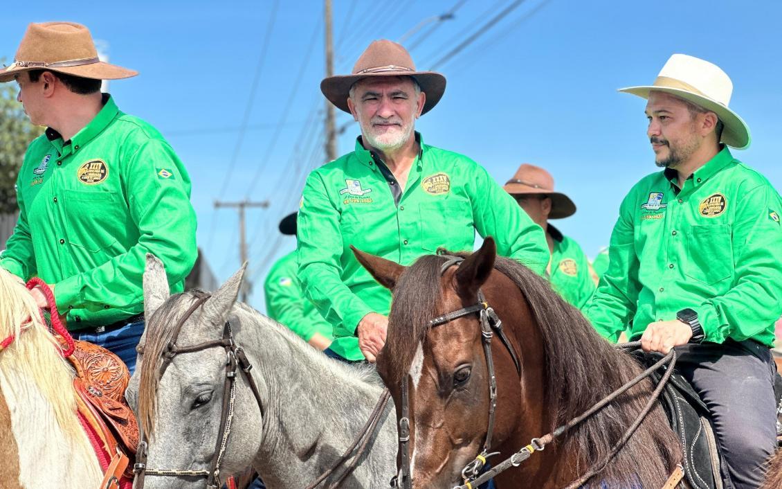 Presidente da Aleto, Amélio Cayres, prestigia 35ª Cavalgada de Araguaína e destaca importância da Região Metropolitana