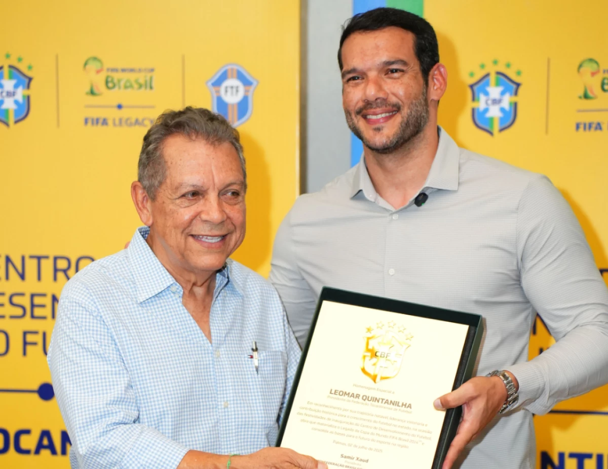 Presidente da CBF visita FTF e destaca importância do novo Centro de Desenvolvimento no Tocantins