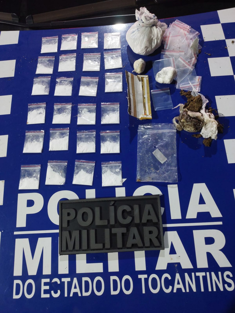 Homem é preso por tráfico de drogas durante show na praia de Araguanã