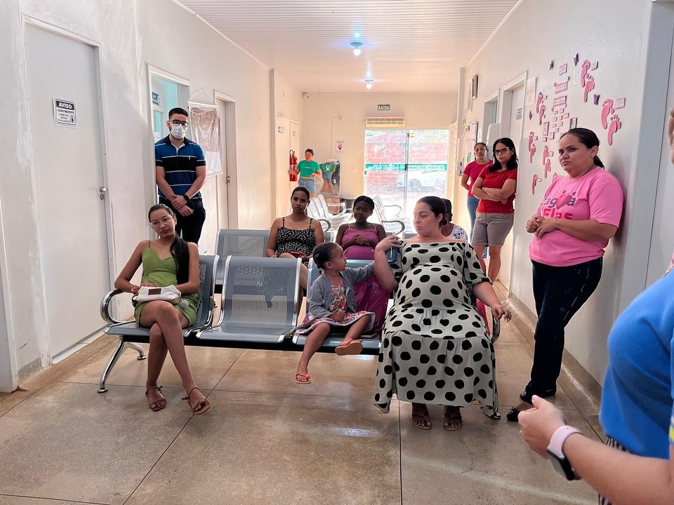 Agentes Comunitários de Saúde promovem palestra para gestantes na UBS Dona Ana Martins em Lagoa da Confusão