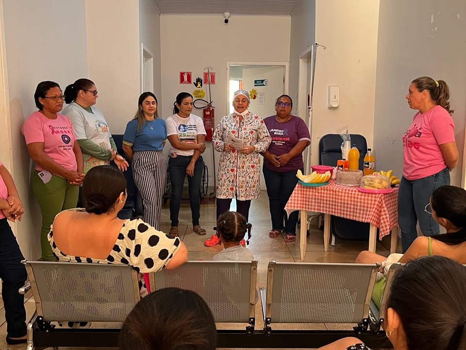 Agentes Comunitários de Saúde promovem palestra para gestantes na UBS Dona Ana Martins em Lagoa da Confusão