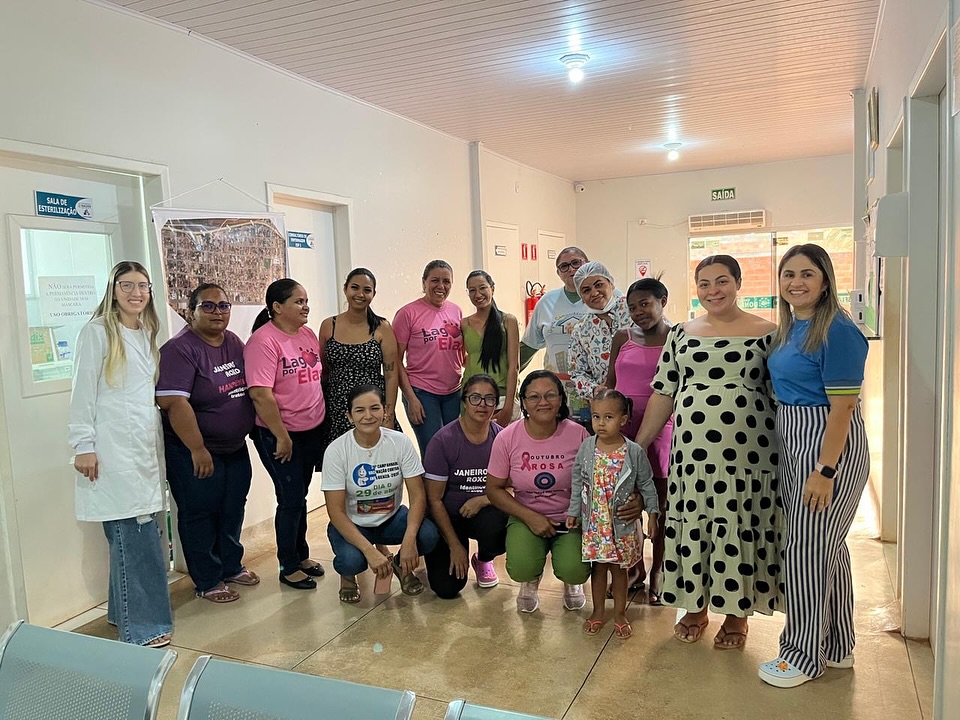 Agentes Comunitários de Saúde promovem palestra para gestantes na UBS Dona Ana Martins em Lagoa da Confusão