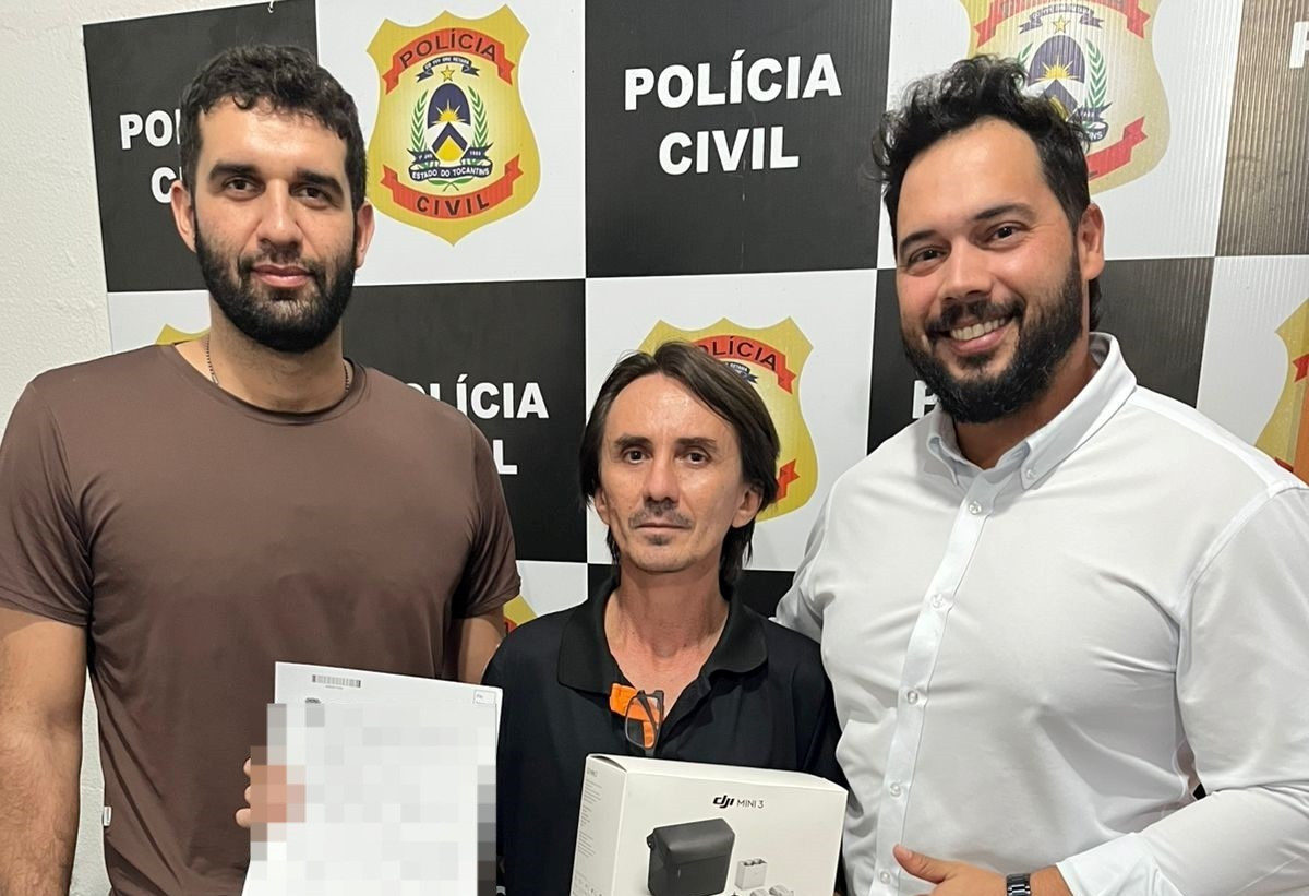 Polícia Civil de Paraíso conclui inquérito e recupera drone furtado; dois homens são indiciados