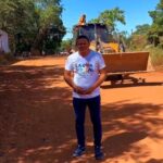 Obra de pavimentação no Setor Lagoa da Ilha avança e beneficia moradores de Lagoa da Confusão