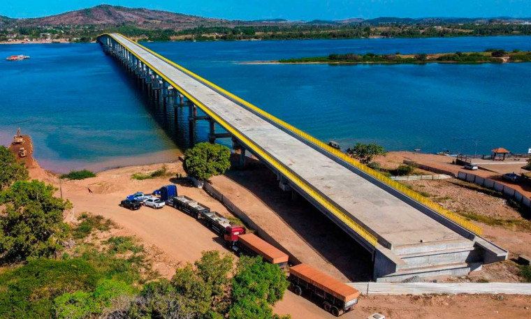 Ponte sobre o Rio Araguaia atinge 95% de conclusão, mas continua sem data definitiva para entrega