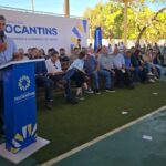 Presidente da Aleto, Amélio Cayres, participa do lançamento da obra de recuperação da Barragem Taboca em Formoso do Araguaia