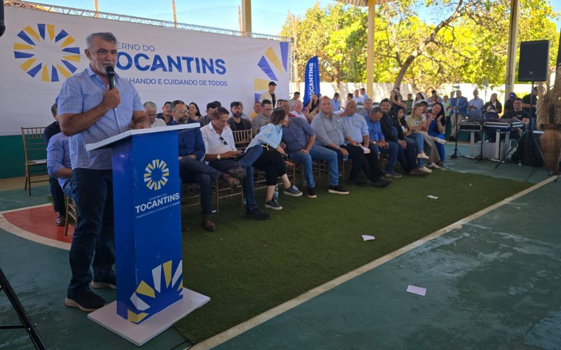 Presidente da Aleto, Amélio Cayres, participa do lançamento da obra de recuperação da Barragem Taboca em Formoso do Araguaia