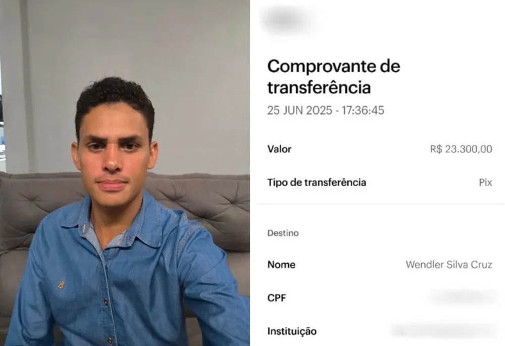 Homem recebe Pix de R$ 23 mil por engano e devolve valor: 'Fiquei pensando na pessoa que fez a transferência'