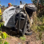 Terceira vítima de capotamento na TO-010 morre no hospital; acidente deixou outros cinco feridos