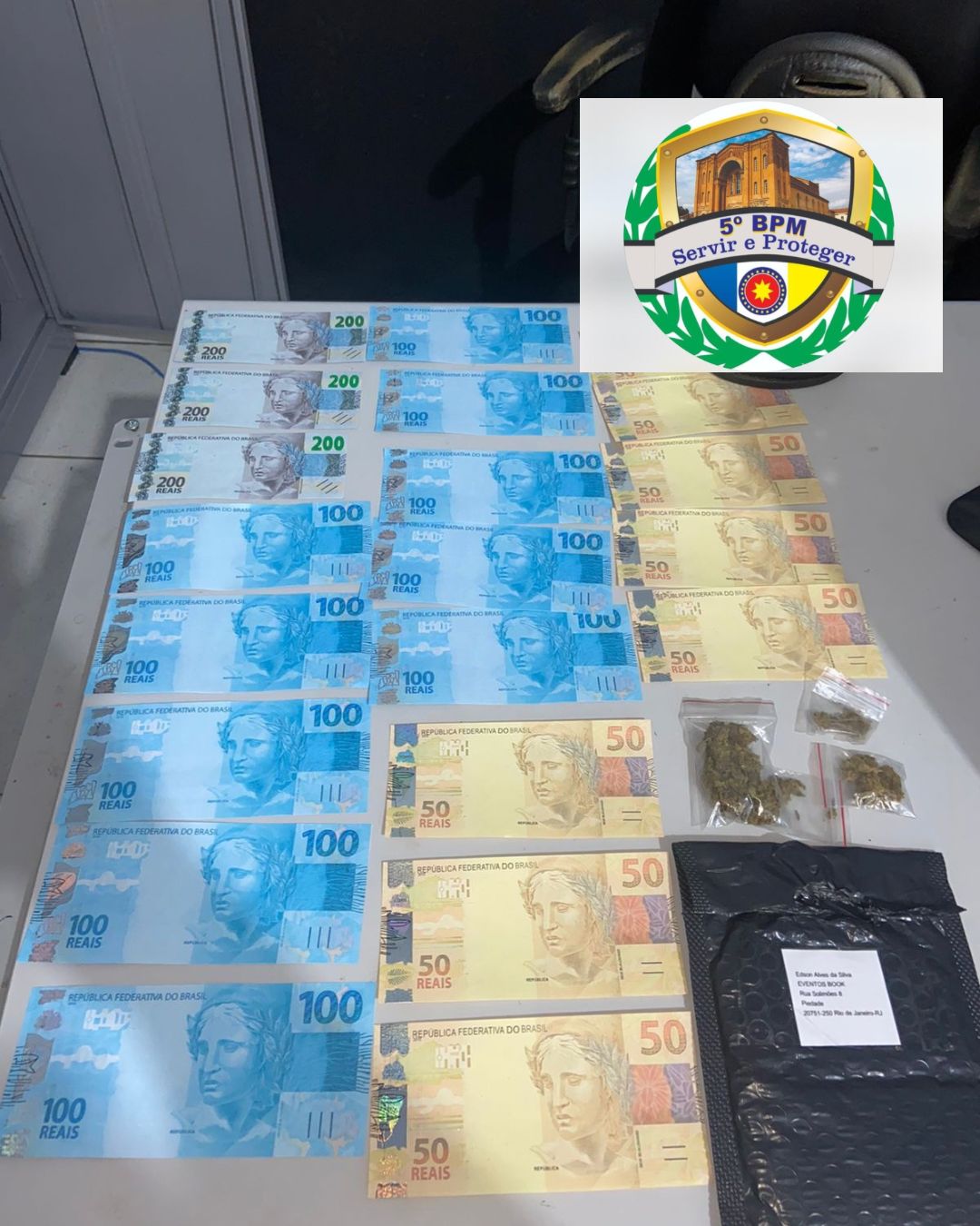 Polícia Militar prende dois por tráfico de drogas e uso de moeda falsa em Porto Nacional