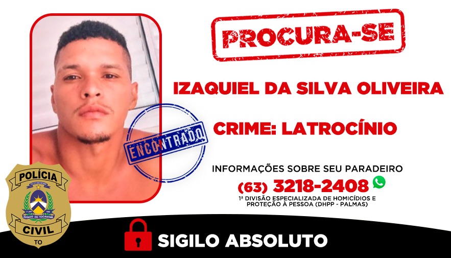 Polícia Civil prende segundo suspeito de latrocínio que vitimou idoso em Palmas Polícia Civil prende segundo suspeito de latrocínio que vitimou idoso em Palmas