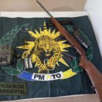 Homem é preso com arma, munições e câmera de rastreamento durante patrulhamento da PM na TO-454, em Paraíso do Tocantins