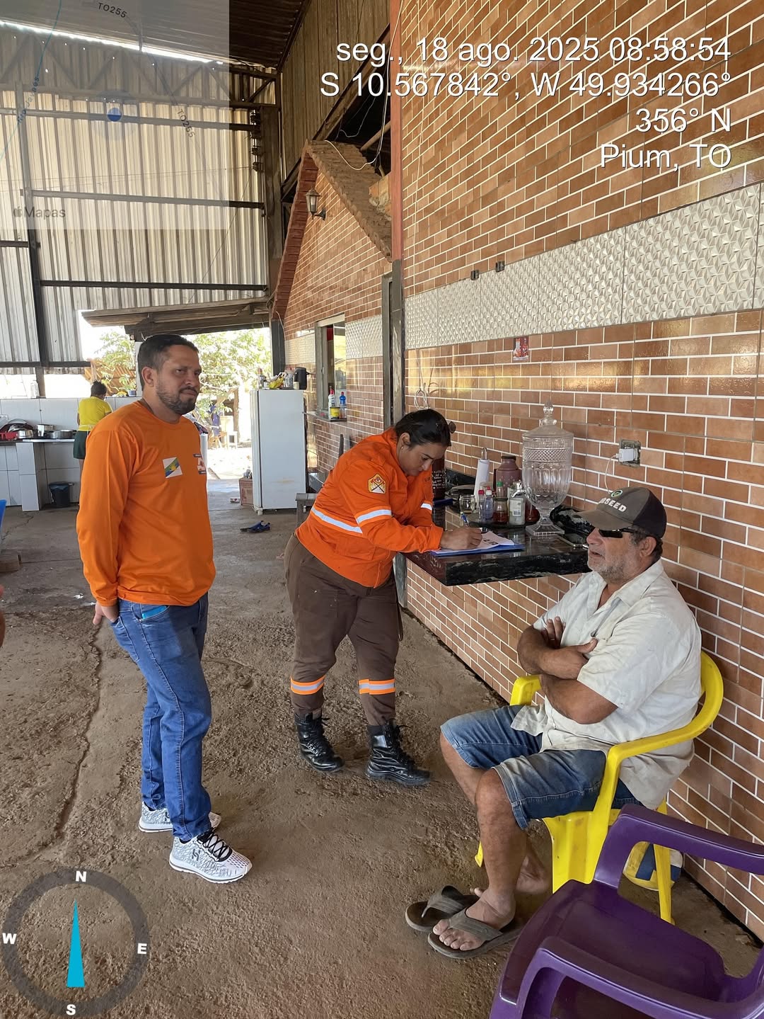 Brigada Florestal intensifica cadastro de produtores e reforça ações educativas contra incêndios em Lagoa da Confusão