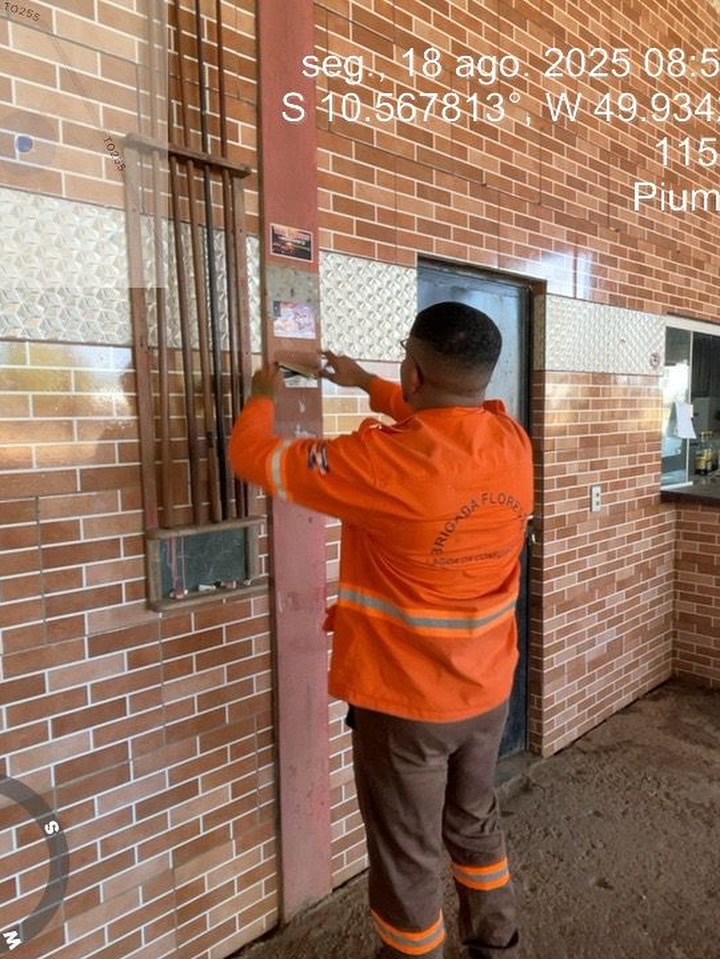 Brigada Florestal intensifica cadastro de produtores e reforça ações educativas contra incêndios em Lagoa da Confusão