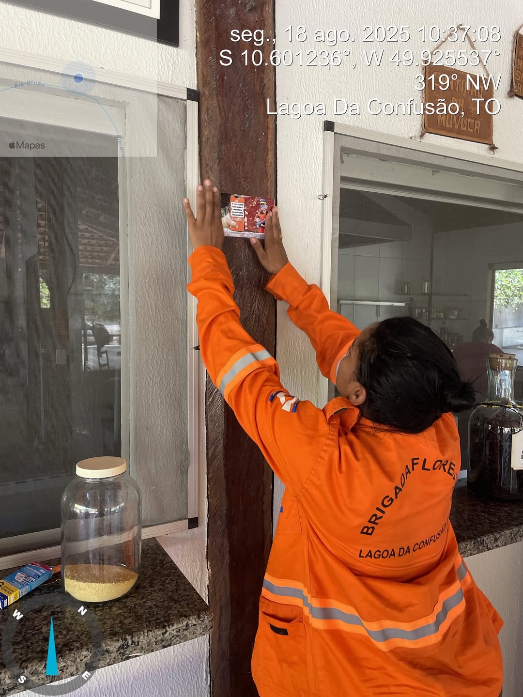 Brigada Florestal intensifica cadastro de produtores e reforça ações educativas contra incêndios em Lagoa da Confusão