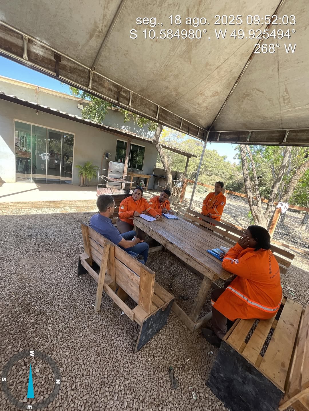 Brigada Florestal intensifica cadastro de produtores e reforça ações educativas contra incêndios em Lagoa da Confusão