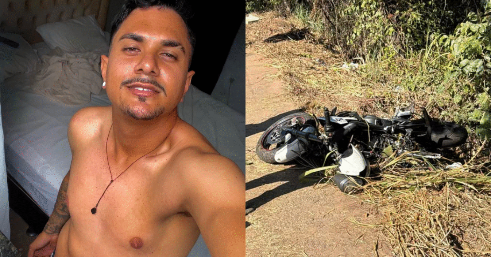 Jovem motociclista morre em acidente trágico após perder controle de moto em Gurupi