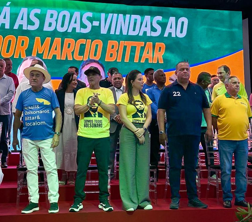 Eduardo Gomes participa de ato de filiação de Márcio Bittar ao PL no Acre